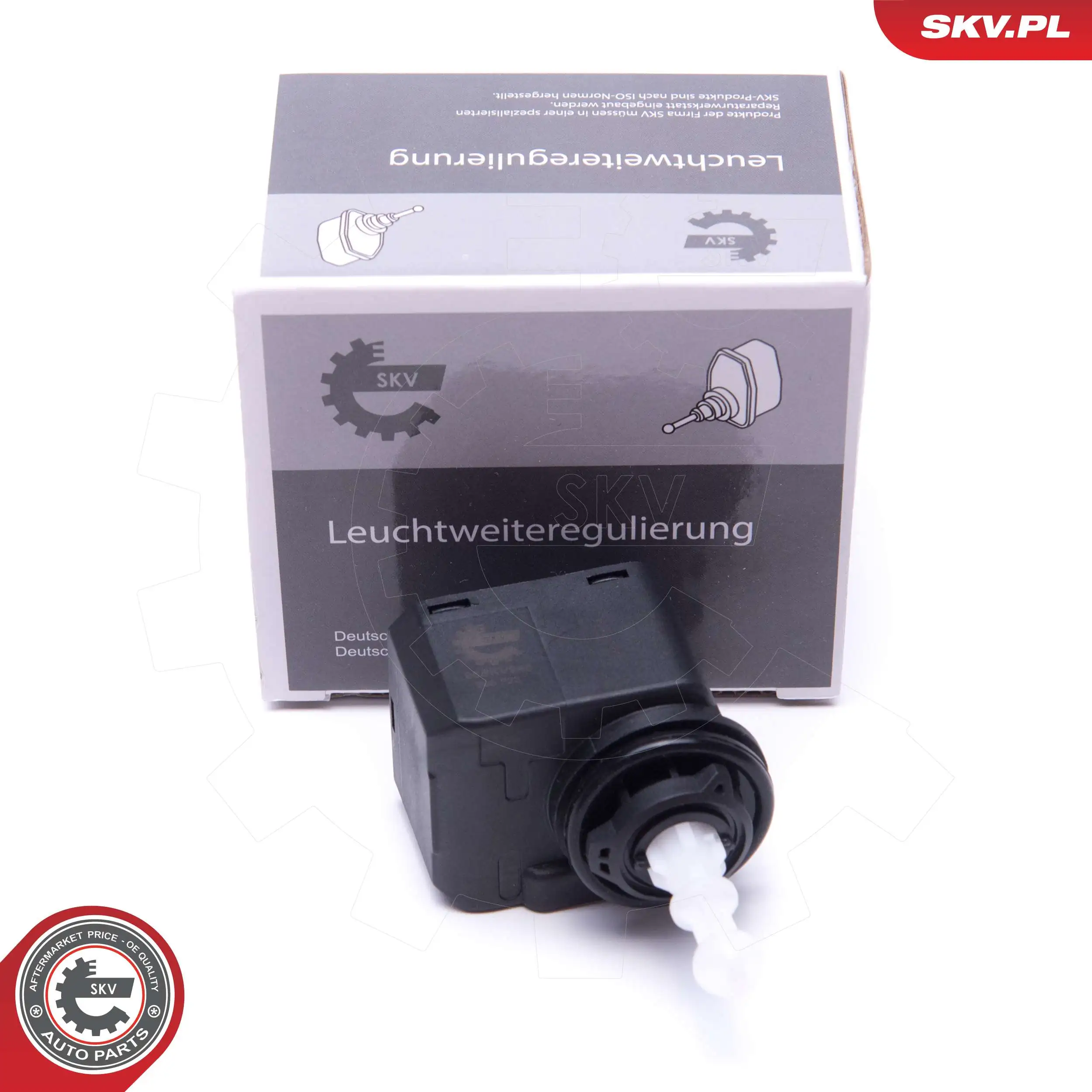 Actuator, headlight levelling